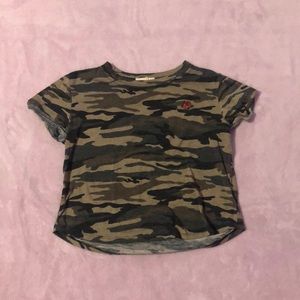 camo rose shirt